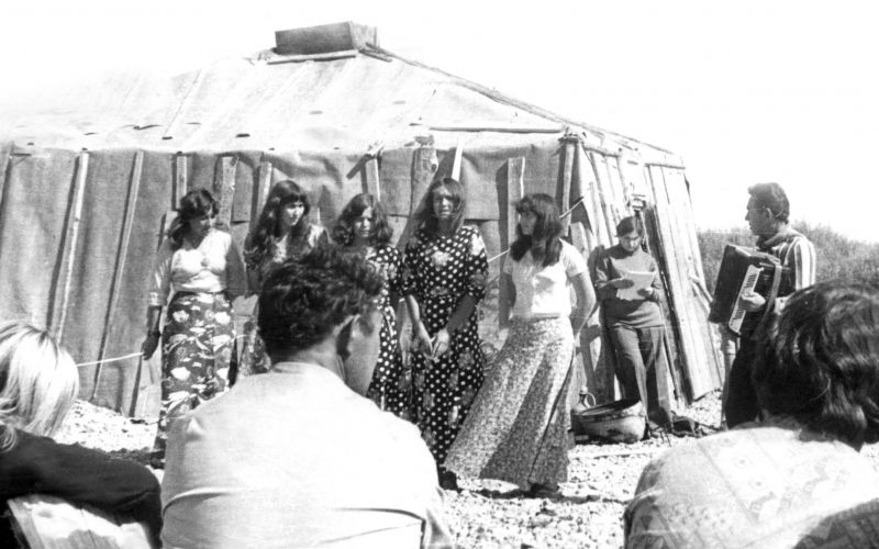 Выступление агитбригады. Магаданская область, 1970-е гг.